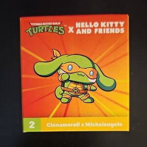 McDonald's TMNT x Hello Kitty Cinnamoroll Michelangelo Figure